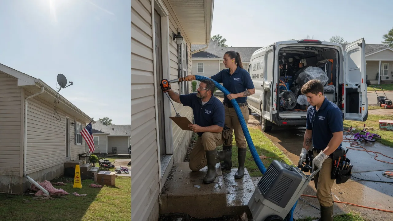 Ceiling Water Damage Restoration in Syracuse, KS near me